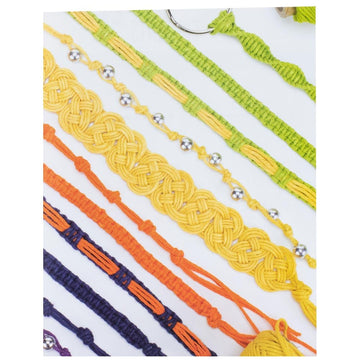 Craft County Step-by-Step Project Workbooks - Fun Activity Ideas for Macrame, Paracord, and Quilting - Hemp Bracelets