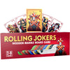 Nerkin Games Rolling Jokers 8-Player Edition Pegs and Jokers Board Game - Wooden Set for 2-8 Players - Adult Tabletop