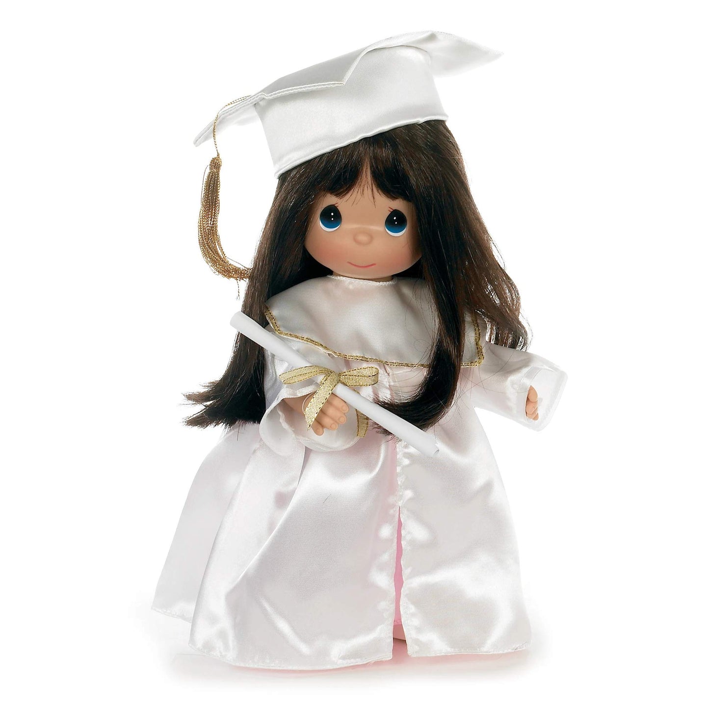 The Doll Maker Precious Moments Dolls, Linda Rick, Graduate, Brunette, 12 inch Doll