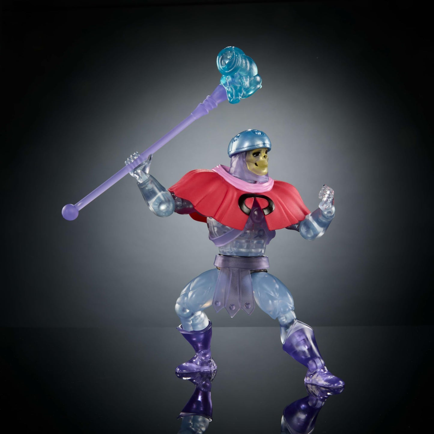 Masters of the Universe Masters of Universe Origins Action Figure Invisible Skeletor Cartoon Collection, 5.5-inch 1980s TV Villain, Detailed Clear