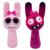TitTees 2 Pcs Halloween Plush Toys - Cute & Spooky Stuffed Animals for Horror Game Fans Toy, Birthday Goodie Bag Fillers Trick-or-Treat Halloween