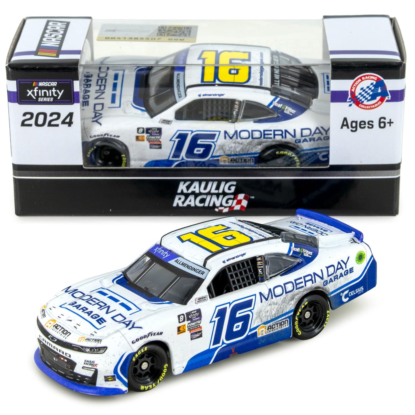 AJ Allmendinger 2024 Modern Day Garage Las Vegas 10/19 Race Win 1:64 Nascar Diecast - Xfinity Series