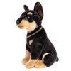 FRANKIEZHOU Realistic Doberman Plush - 12" Lifelike Stuffed Animal, Soft Toy Dog, Gifts for Kids, Baby Gift, Cute Plush, Home Decor, Pet Favorite