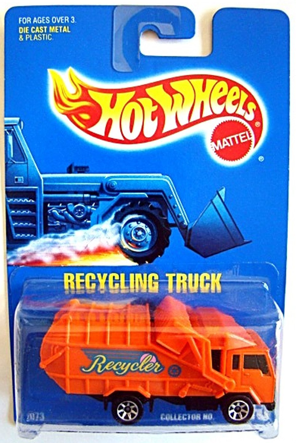 Hot Wheels #143 Recycling Truck 1:64 Scale Collectible Die Cast Car Mattel