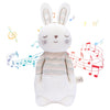 Newborn Baby Toys, Soft Cotton Stuffed Bunny Toy with Lullaby Music for Boy & Girl Babies 0-3-4-6+ Months,Easter Gift for Baby (Mrs.Bunny)