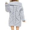BJDBUS Winter Turtleneck Sweater Clothes for 11.5 inch Girl Doll Accessories (Grey)