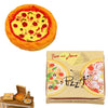 Miniature Pizza Box Set, 1:6 and 1:12 Scale, Dollhouse Food Accessories, Detailed Pizza Box with Printed Graphics Doll Pepperoni Pizza and Authentic