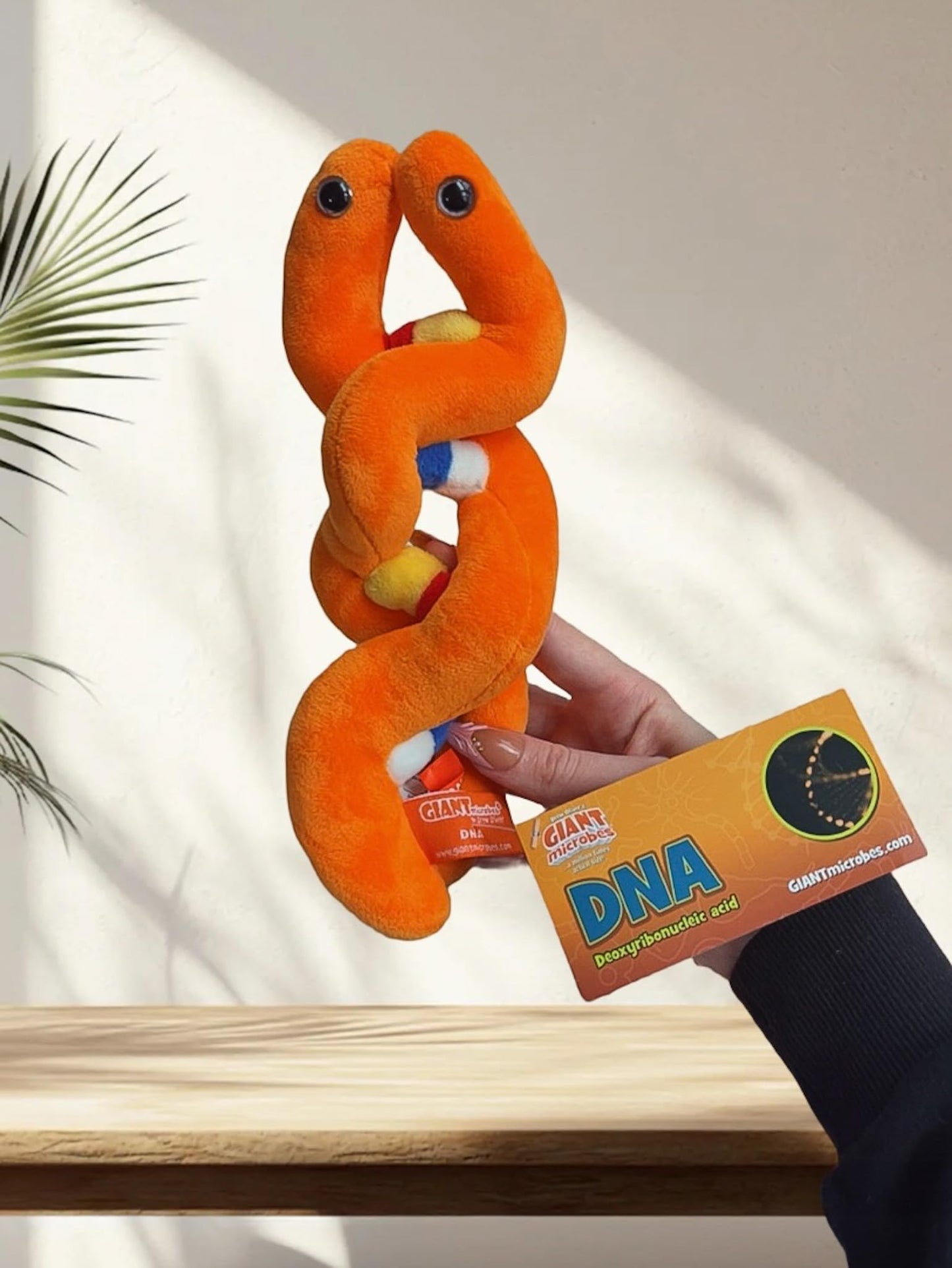 GIANTmicrobes DNA Plush, Genetics Gifts, DNA Gifts, Genetic Counselor Gifts, Genealogy Gifts, Ancestry Gift, Funny Science Teacher Gifts, Forensic