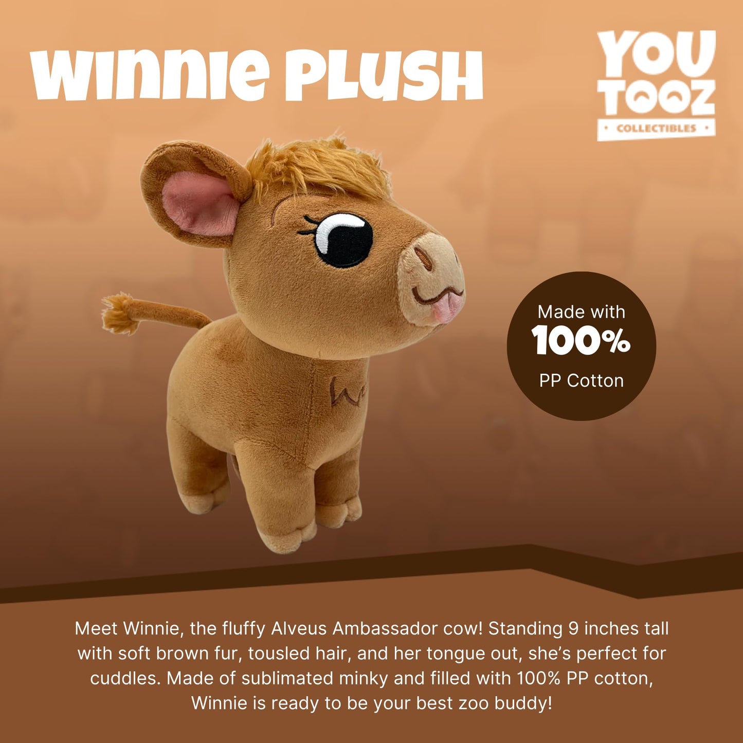 Youtooz Creators Winnie 9" Plush, Collectible Winnie from Maya Higa Creators Plush Collection