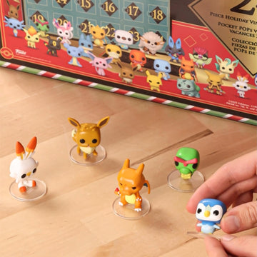 Funko Pop! Advent Calendar: Pokemon - 24 Days of Surprises - Collectible Vinyl Mini Figures - Mystery Box - Gift Idea - Holiday Present for Girls