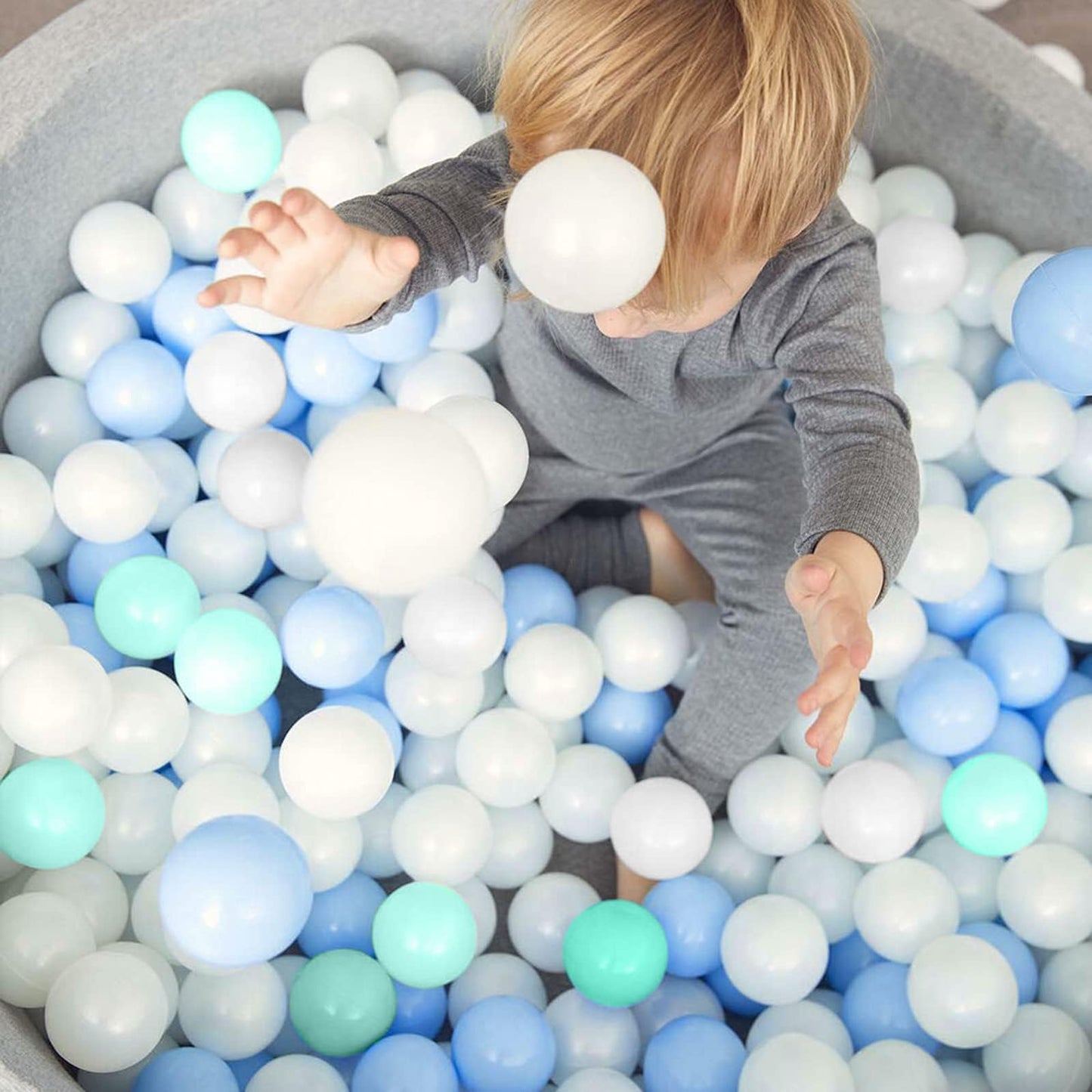 500 Blue Ball Pit Balls for Toddlers Kids Play Balls for Dog Ball Pit