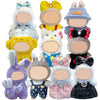 10 Pack Compatible for Labubu Clothes,17cm Doll Clothes Cute Outfits Stylish Accessories Designer Hat Dress Shirt Set Compatible for Labubu Birthday