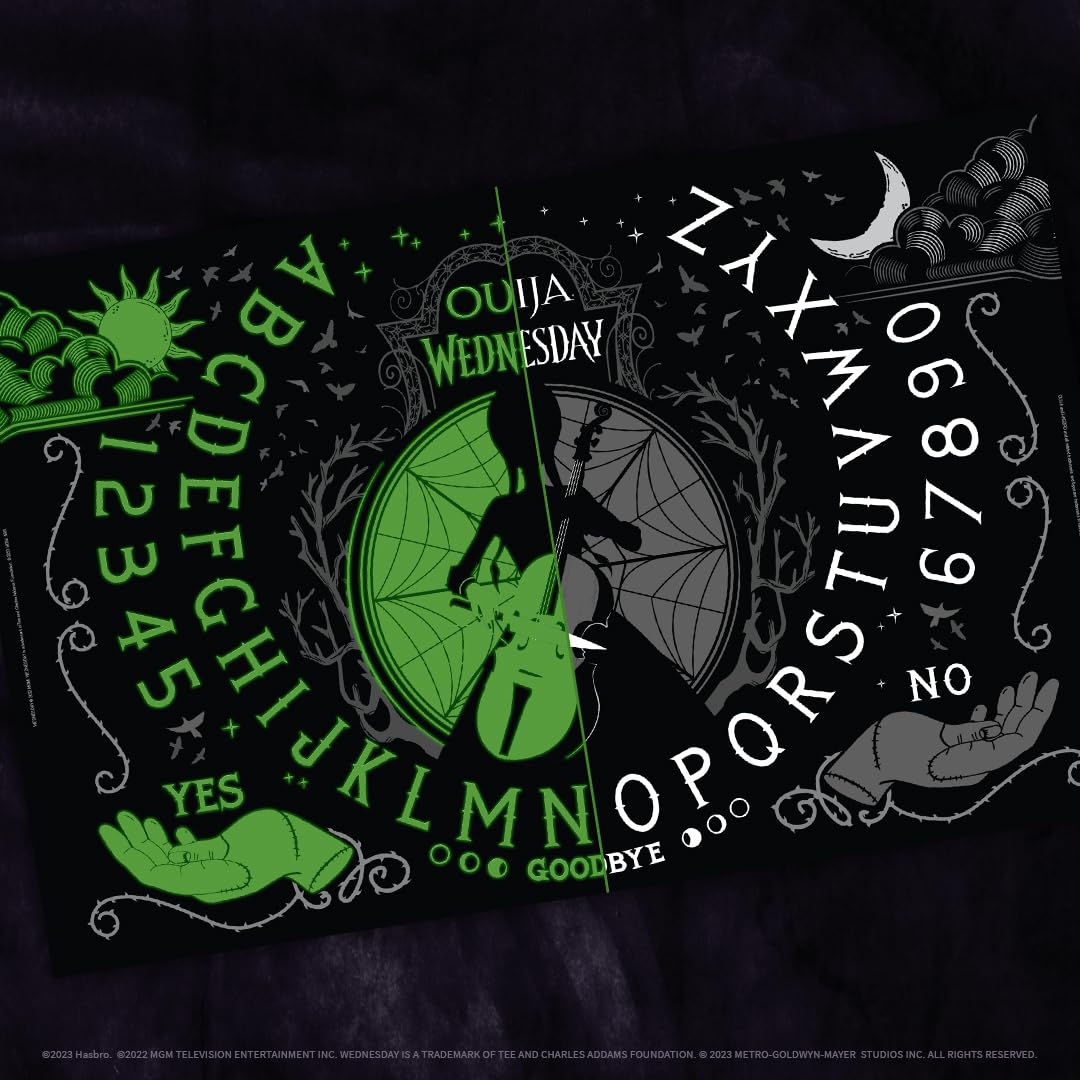 Ouija: Wednesday | Inspired by the Popular Original Series Wednesday | Collectible Classic Ouija Board Game | Officially Licensed Game and Merchandise