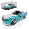 Mould King Speed Champion RR Racing Car Building Kit with Acrylic Display Case, 27071 Collectible Model Car Kits, Building Blocks Kit Racing Toy Cars