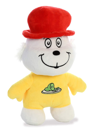 Aurora® Whimsical Dr. Seuss™ Dood Plushie™ Sam I Am Stuffed Animal - Magical Storytelling - Literary Inspiration - Yellow 10 Inches