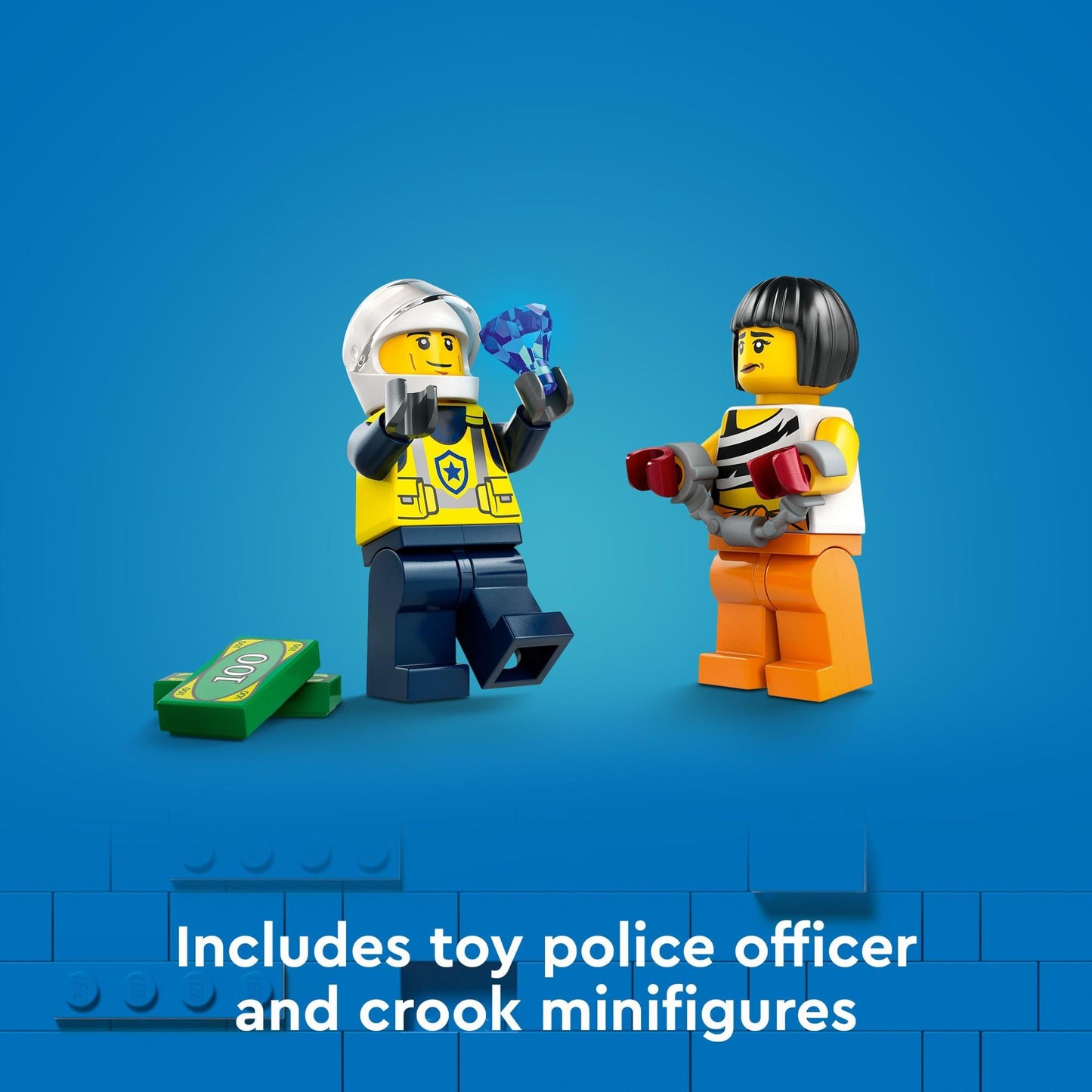 LEGO City Police Car and Muscle Car Chase, Emergency Vehicle Toy for Boys and Girls, Fun Gift for Kids Ages 6+ who Love Pretend Play Toys, Police Toy