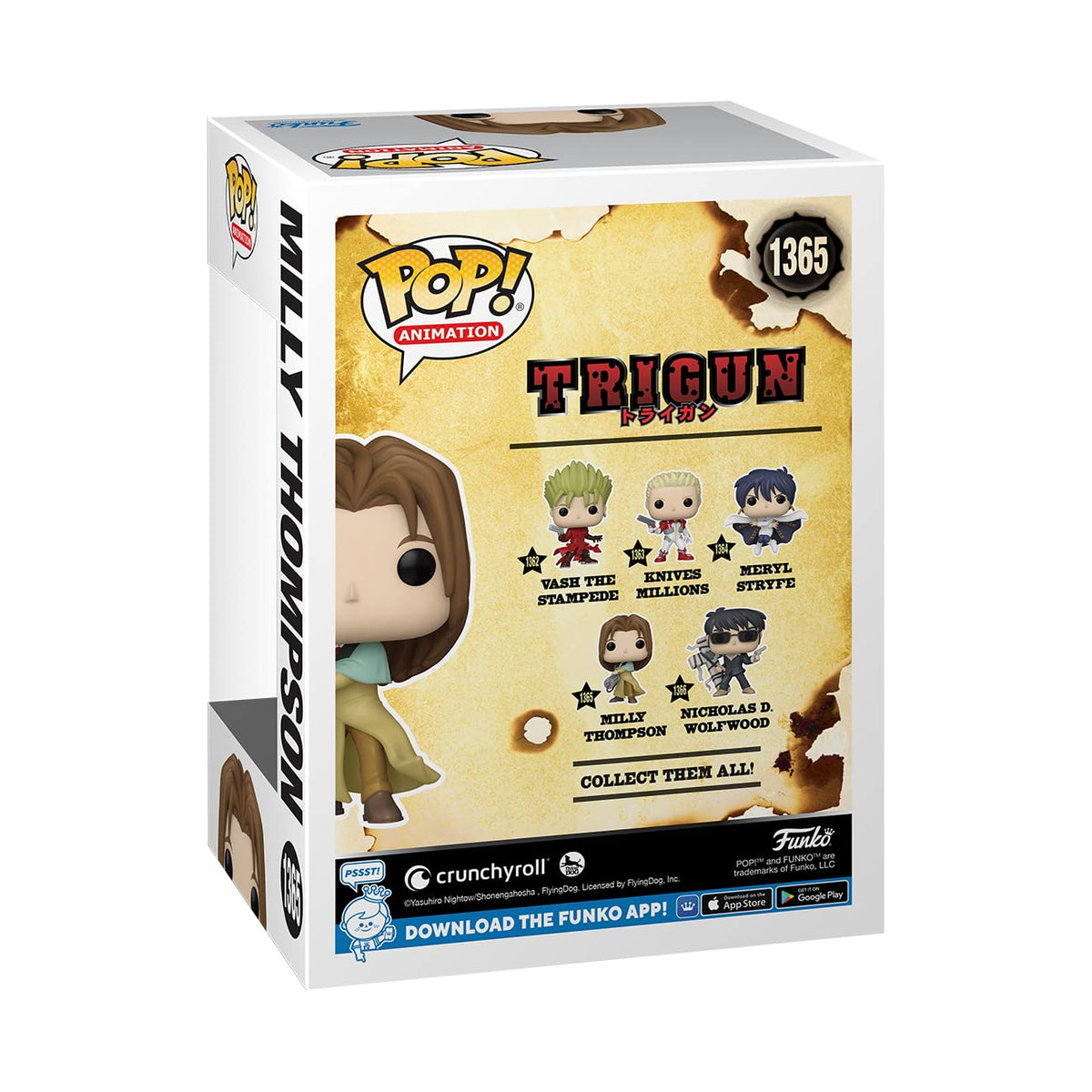Funko POP! Animation: Trigun - Milly Thompson - Collectable Vinyl Figure - Gift Idea - Official Merchandise - for Kids & Adults - Anime Fans - Model