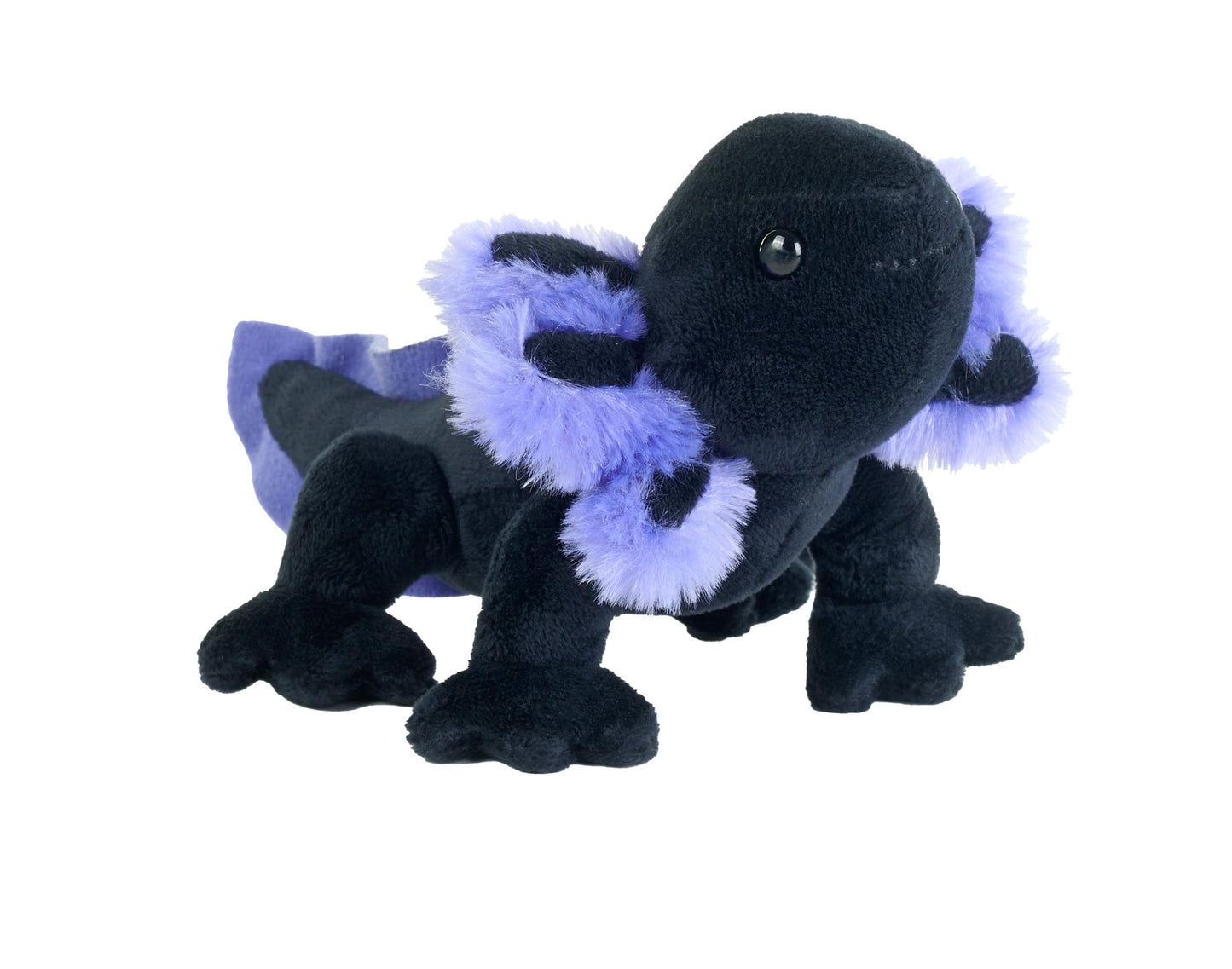 Wild Republic Pocketkins Black Axolotl Stuffed Animal - 5"
