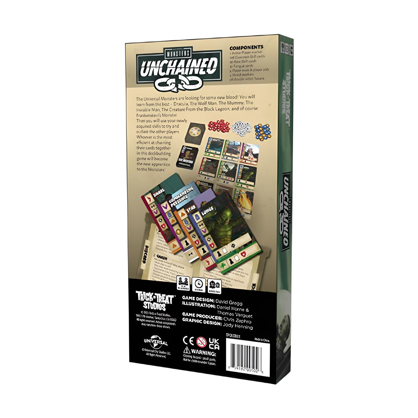 Trick or Treat Studios Universal Monsters Unchained Board Game