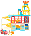 Disney Junior Firebuds HQ Playset with Lights, Sounds, Fire Truck Toy, Action Figure and Vehicle Launcher, Kids Toys for Boys and Girls Ages 3 and Up