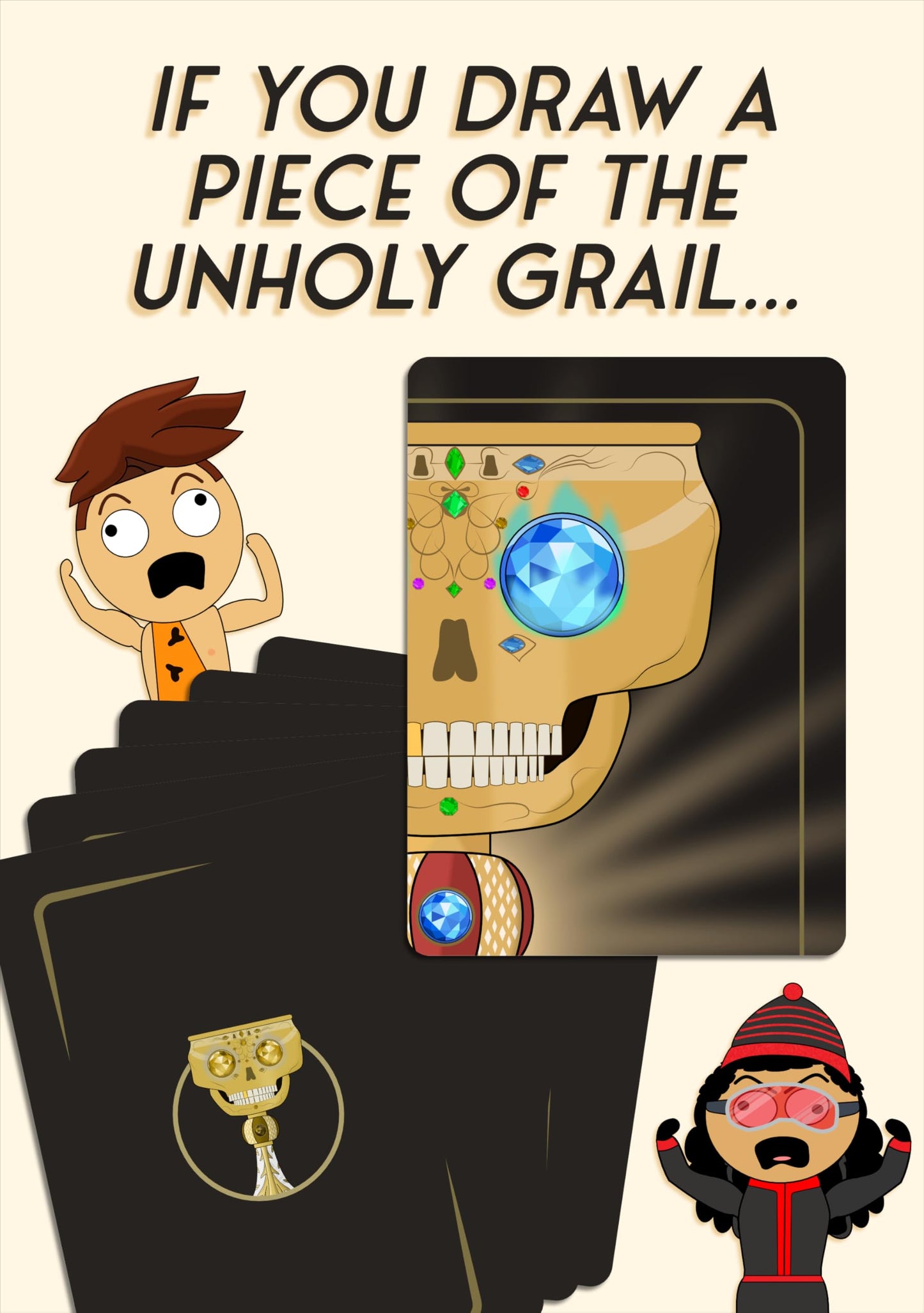 SMOLDYR Curse of the Unholy Grail | Party Game | Party Game for Adults | 20-30 Minutes | Easy Start Up | 4-10 Players