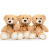 Tezituor 3 Pack Teddy Bears in Bulk 14 inch Stuffed Animals Set for Kids Small Stuffed Bears Bulk Teddy Bear for Wholesale, Baby Shower Decorations
