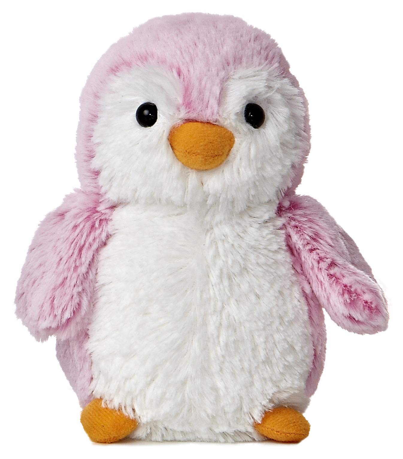 Aurora® Playful Pompom Penguin™ Brights Stuffed Animal - Vibrant Companions for Warm Cuddles - Perfect for Adults, Kids, and Birthdays - Pink 6 Inches