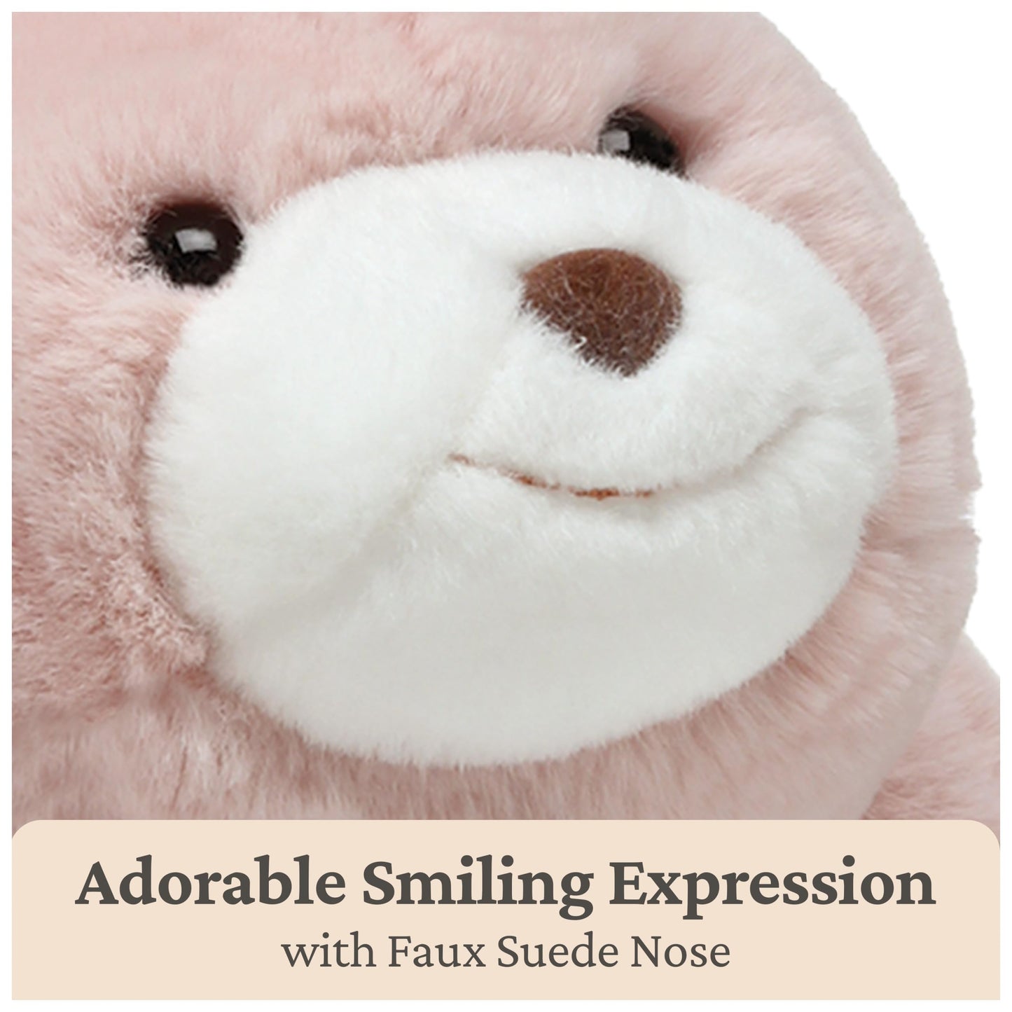 GUND Snuffles 10-Inch Classic Pink Teddy Bear Plush Toy for Ages 0+