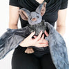 Enivtfz 12" Large Bat Plush Toys, Creepy Goth Bat Stuffed Animal Lifelike Bats Plushie Doll Gothic Bat Soft Hugging Plush for Halloween Easter
