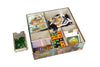 The Broken Token Game Organizer Compatible with King of Tokyo - Wooden Game Organizing Box with Multiple Trays