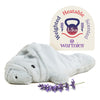 warmies Microwavable & Weighted Stuffed Animals, Manatee - Heated Stuffed Animal Plushie for Warmth & Comfort - Cute Soft Plush Toys for Adults