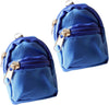 Blue Mini Doll Backpack School Bag Model Dollhouse School Accessory for 1/6 Scale Décor,Simulation Mini School Bag Model, for Doll House Furniture