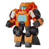 Transformers Playskool Heroes Rescue Bots Academy Wedge The Construction-Bot Converting Toy Robot, 6-Inch Collectible Action Figure for Kids Ages 3