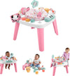 Fisher-Price Baby to Toddler Toy 3-in-1 Musical Moments Activity Center & Play Table with Music Lights & Developmental Activities