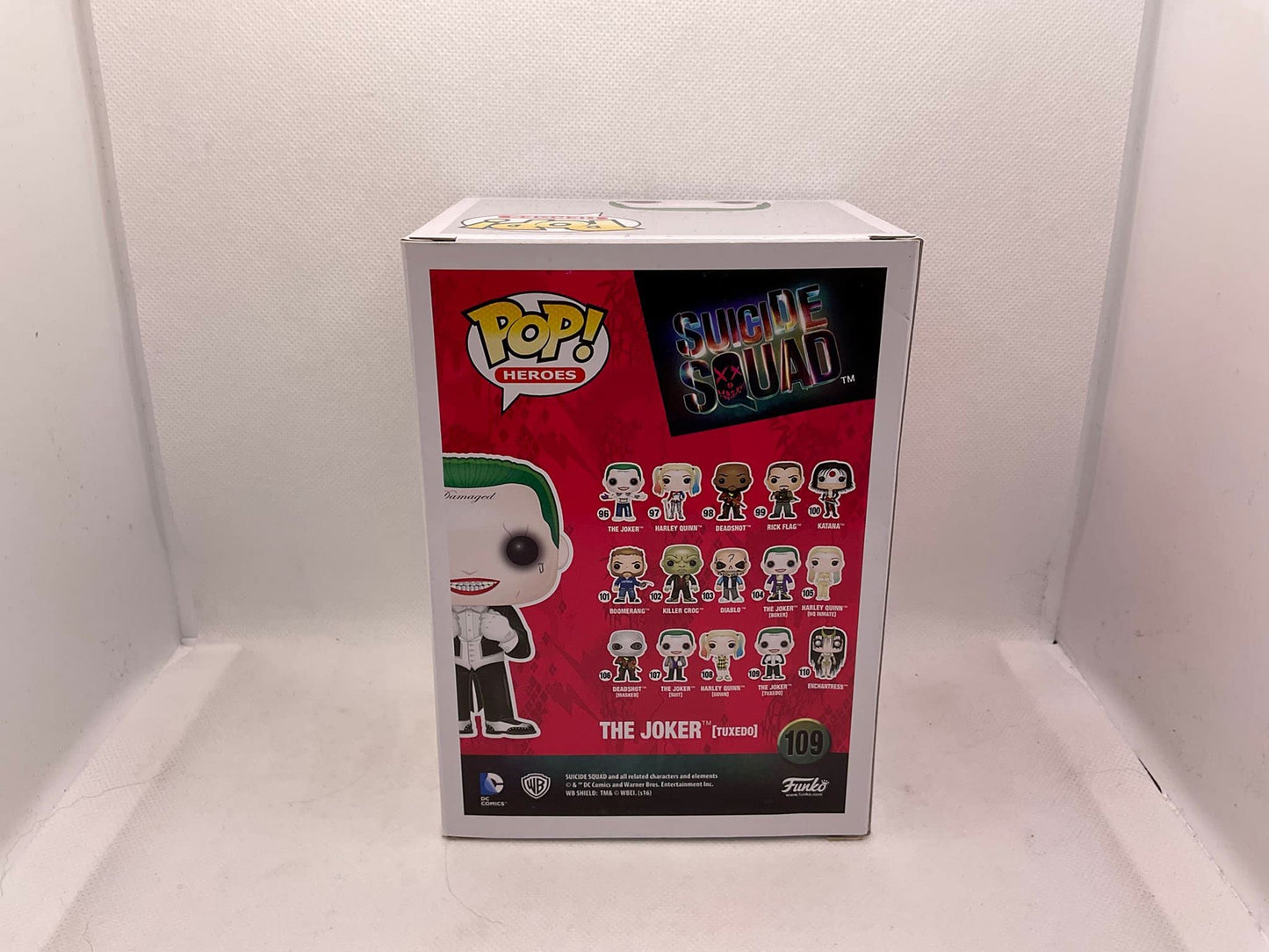 Funko Pop! Suicide Squad #109 The Joker (Tuxedo) Exclusive