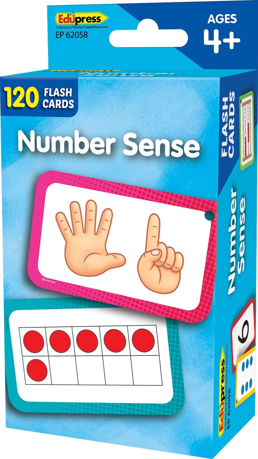 Teacher Created Resources Number Sense Flash Cards (EP62058)
