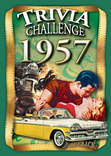 Flickback 1957 Trivia Playing Cards: Perfect Birthday or Wedding