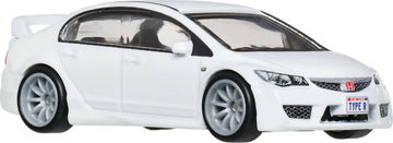 Hot Wheels Premium Car Culture Collectible Toy Car, 1:64 Scale Die-Cast Honda Civic FD2 Type-R, Ronin Run 2 Vehicle with Real Riders Tires