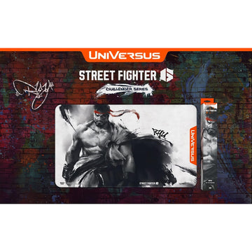 UniVersus: Street Fighter 6: Challenger Series Playmat - Ry - 24 x 14 Neoprene Mat, Collectible Tabletop Card Game Accessory, UVS Games, Licensed