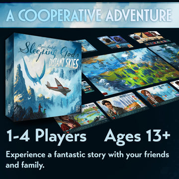 Sleeping Gods: Distant Skies by Red Raven Games | Cooperative Storybook Campaign with Exploration and Atlas Adventure | Standalone Sequel | 1-4