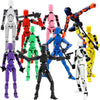 BVVLI T13 Action Figure Set, 10PCS Robot 3D Printed Toys Lucky Titan 13 Action Figure with Multiple Accessories, Dummy 13 Multi-Jointed Movable, Gifts
