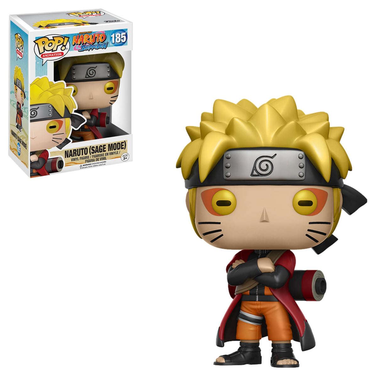 Funko Pop! Animation Naruto Shippuden: Naruto Uzamaki Sage Mode Special Edition Multicolor Exclusive #185