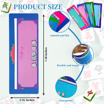 SZFHUMFT 4 Pcs Mahjong Line Finder - Suitable for Beginners and Experienced Players, Mahjong Line Reader, Ideal Gifts for Mahjog Lovers (Multicolor)