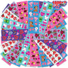 ArtCreativity 1600 Valentines Stickers for Kids, with 100 Sticker Sheets, Holiday Stickers and Treats Assortment, Valentines Party Favors for Boys