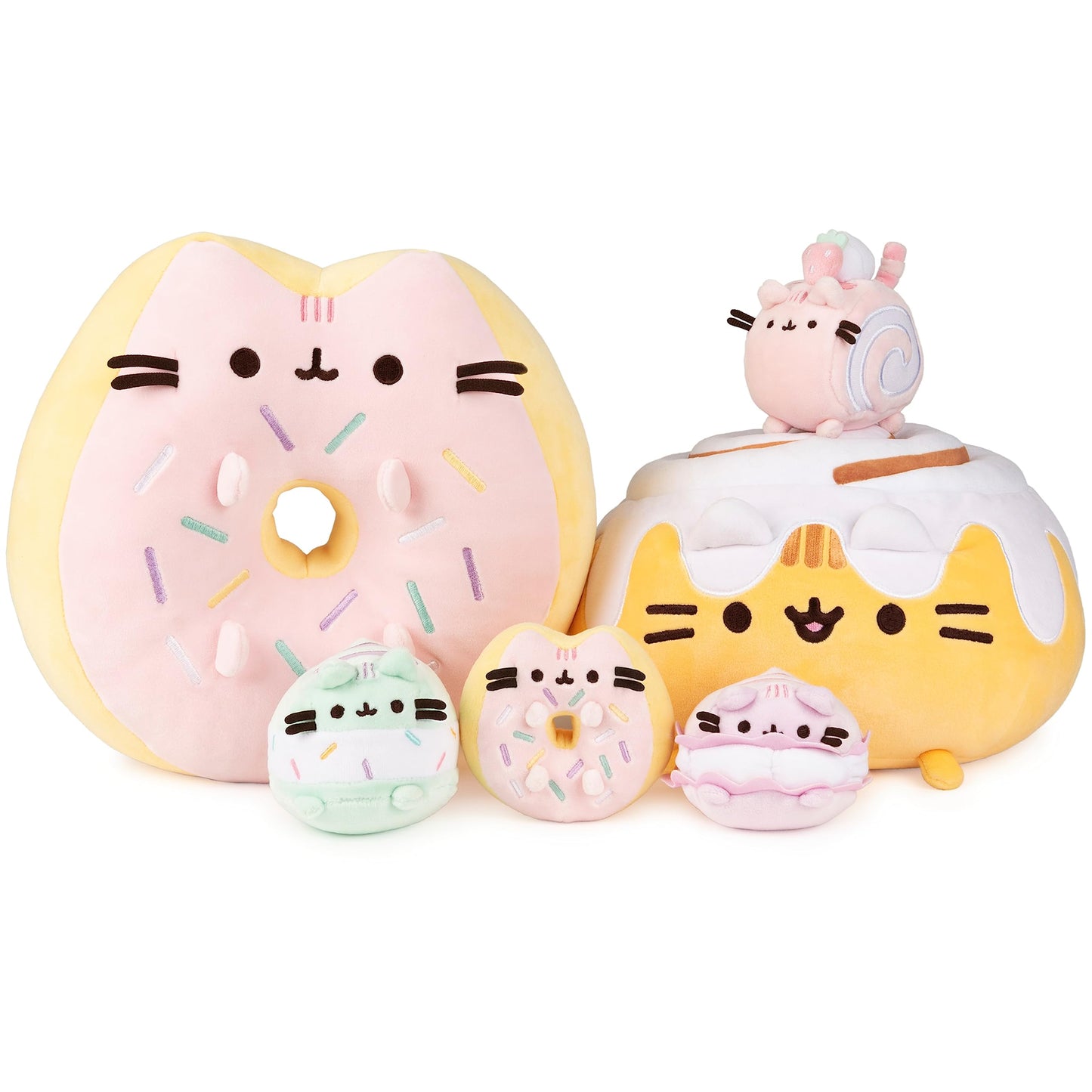 GUND Pusheen Sprinkle Donut Squisheen 12-Inch Squishy Plush; Ages 8+