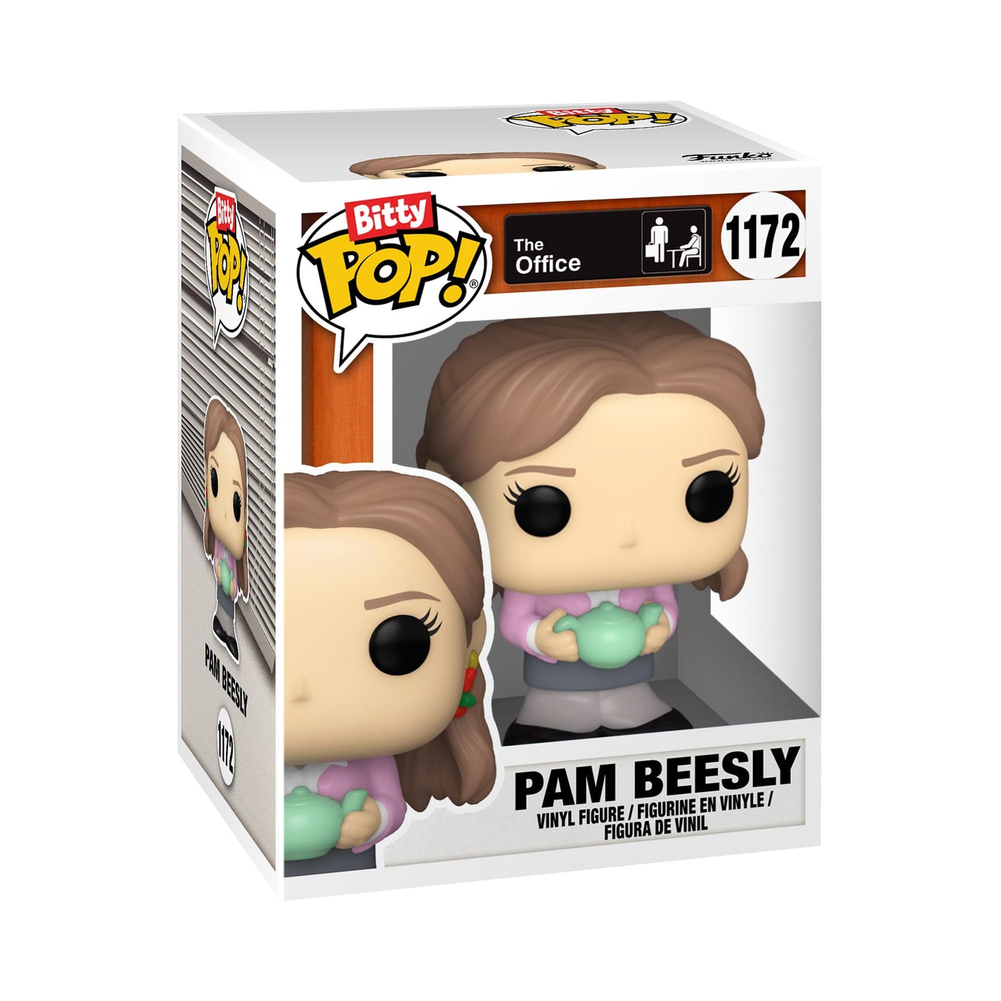 Funko Pop! Bitty: The Office - Dwight the Strangler 4-Pack, and A Surprise Mystery Mini Figure - 0.9 Inch (2.2 Cm) - Stackable Display Shelf Included