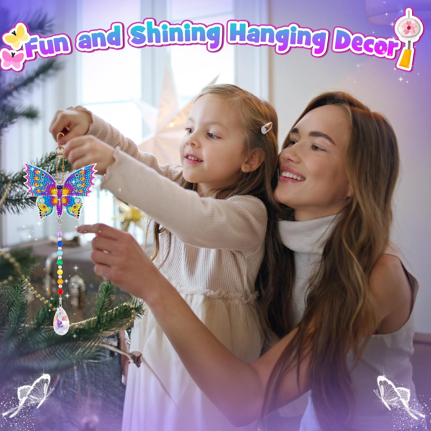 WethCorp Diamond Painting Arts and Crafts for Kids Ages 8-12,Birthday Gifts for 6 7 8 9 10-12 Year Old Girls Diamond Art Kits for Adults Teen Girl