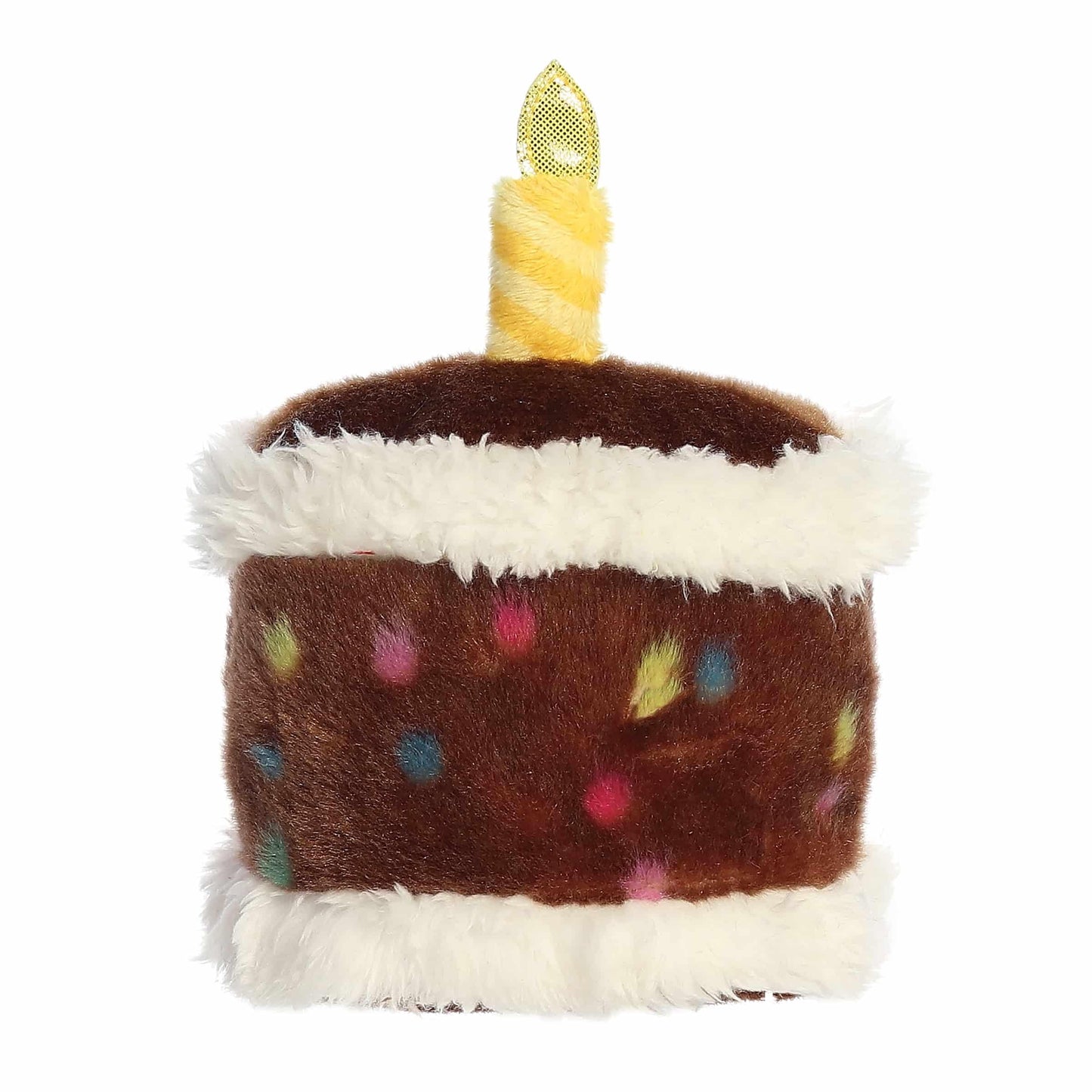 Aurora® Adorable Palm Pals™ Choco B'day Cake™ Stuffed Animal - Fun Collectible Plush for Kids and Adult Collectors - Perfect for Decorating Rooms
