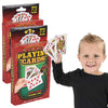The Dreidel Company Children's Playing Cards Deck, Deck of Cards, Games, Family Fun, Party Favors (Large Playing Cards (3"x5" in), 2-Pack)