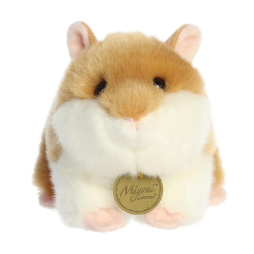 Aurora® Realistic Miyoni® Hamster Stuffed Animal - Lifelike Details Make a Cherished Companion - Perfect for Decorating Bedrooms or Classrooms - Brown